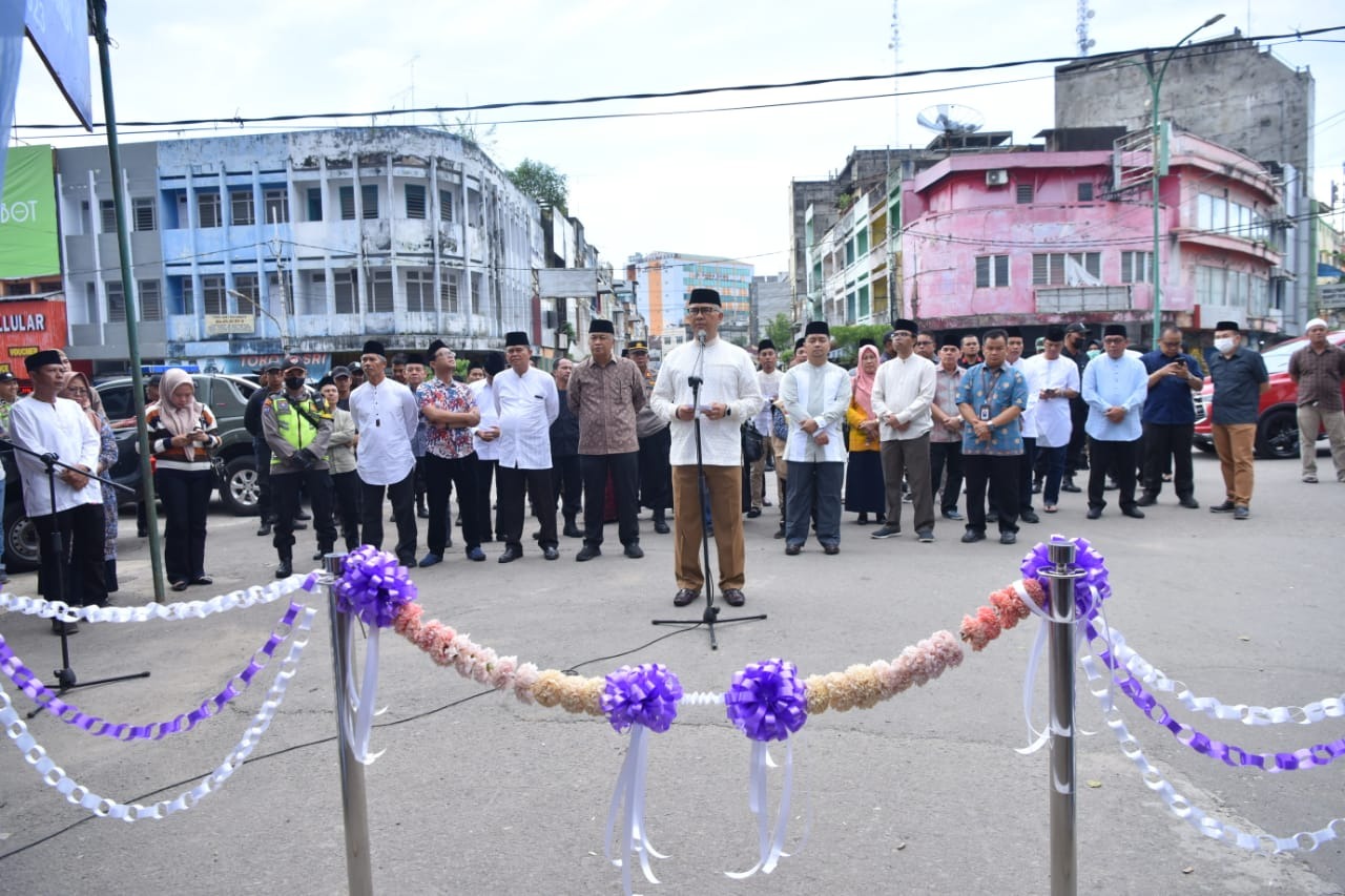 cover Buka Pasar Beduk Ramadan Pemkot Jambi, Fasha Pastikan Makanan Aman