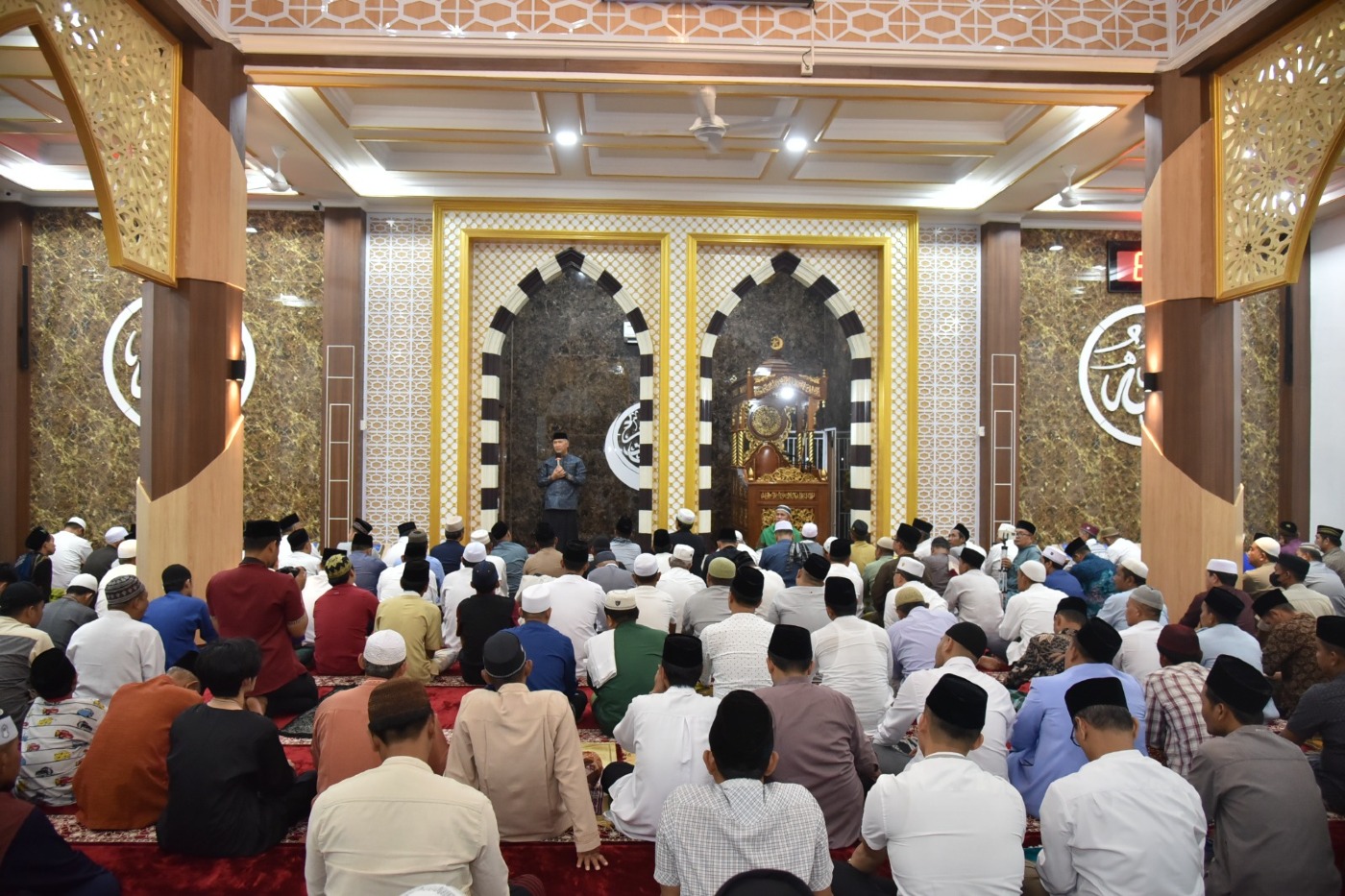 cover Fasha-Maulana Hadiri Perdana Safari Ramadan Pemkot Jambi