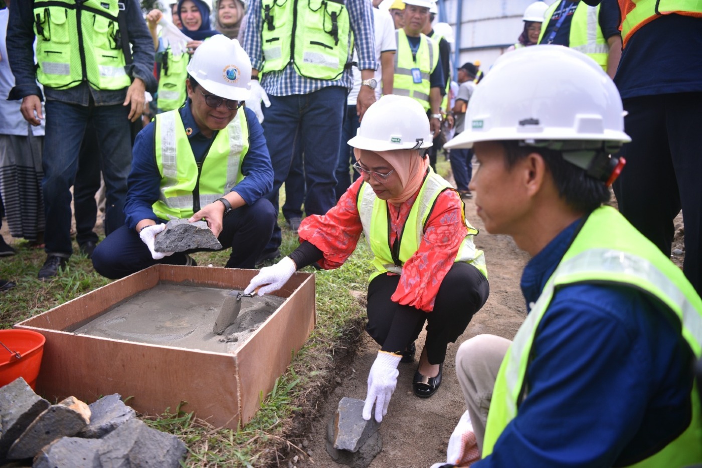 cover Pj. Wali Kota Jambi Hadiri Peletakan Batu Pertama Pembangunan IPA Aurduri 4