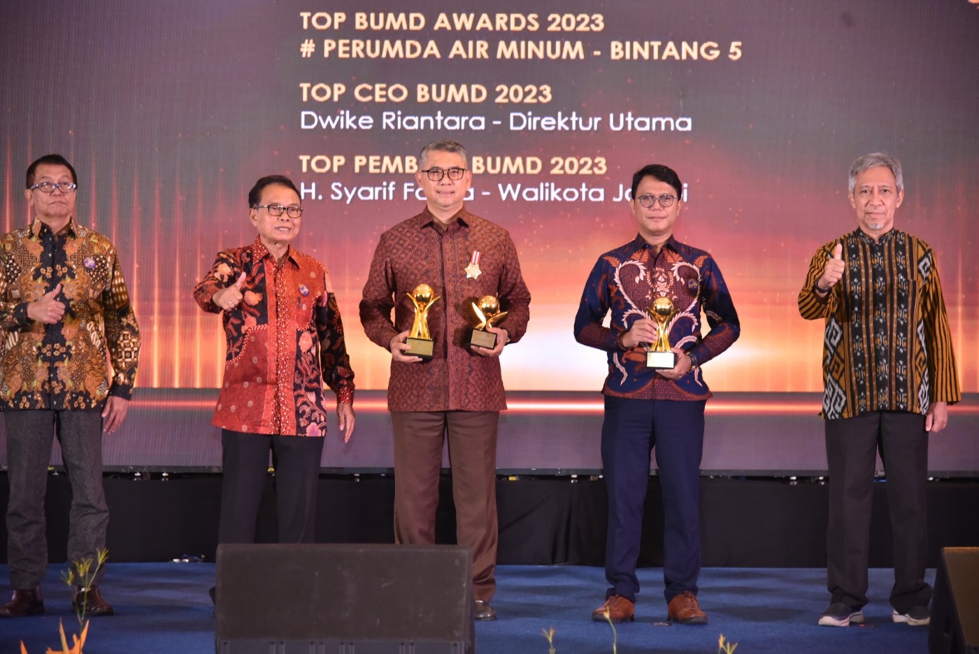 cover Tirta Mayang Raih Penghargaan TOP BUMD Awards Bintang 5 di Tahun 2023
