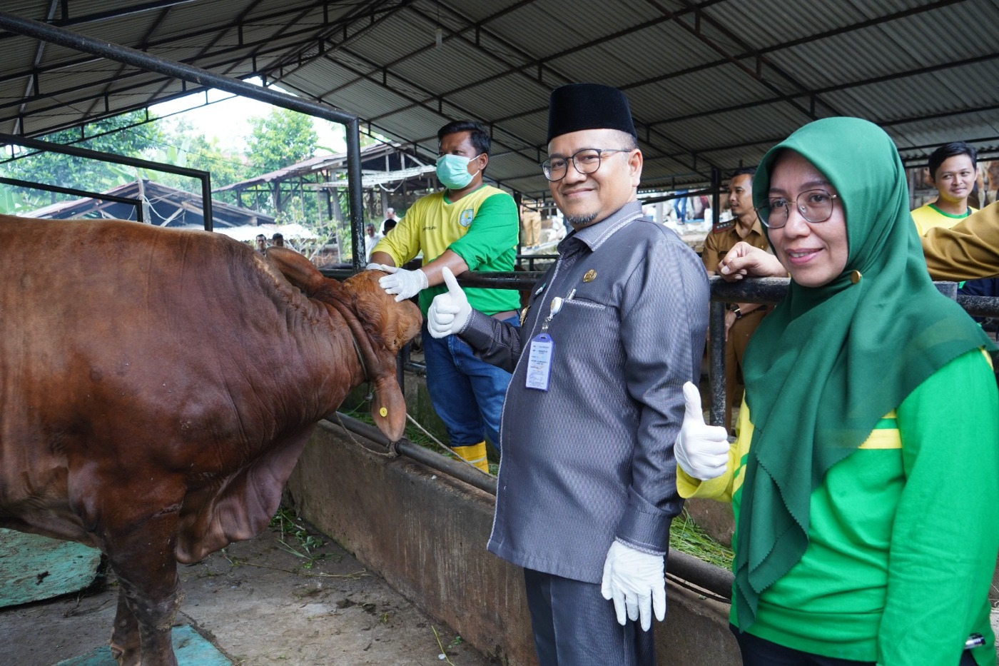 cover Pastikan Kelaikan Hewan Kurban, Wawako Maulana Lepas 40 Petugas Kesehatan Hewan Kota Jambi