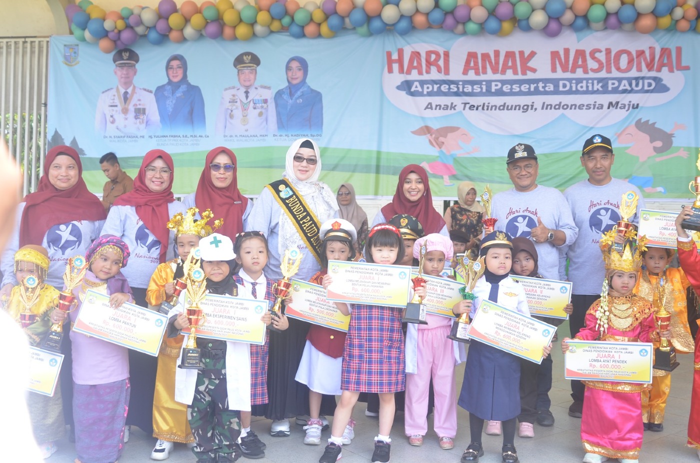 cover Peringatan 39 Tahun Hari Anak Nasional, Momentum Suarakan Hak Anak Kota Jambi