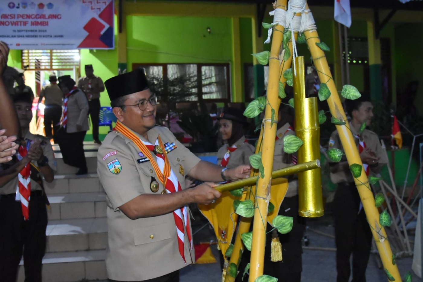 cover Wawako Maulana Tutup Kegiatan Siginjai I Pangkalan SMA 11 Kota Jambi