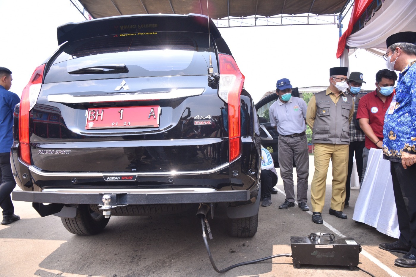 cover Kampanye Langit Biru, Pemkot Jambi Uji Emisi Kendaraan