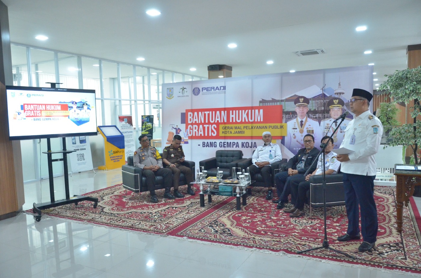 cover Dekatkan Layanan Bantuan Hukun Gratis Bagi Masyarakat, Pemkot Jambi Luncurkan Bang Gempa Koja