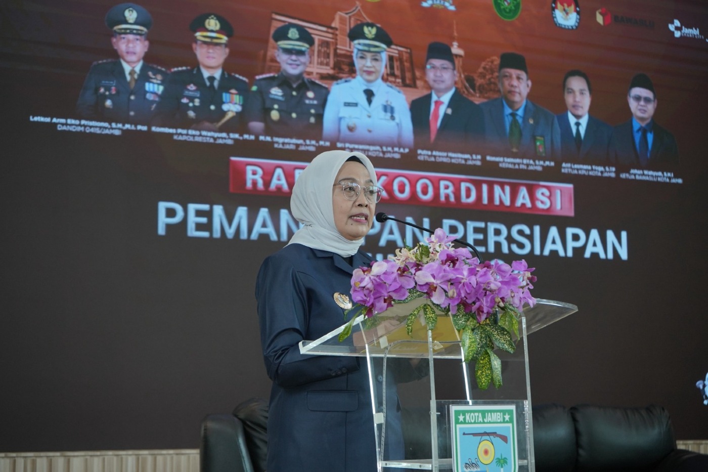 cover Buka Rakor Pemilu 2024, Pj Wali Kota Jambi Tegaskan Pentingnya Sinergisitas