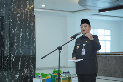 cover Jelang Lebaran, Bersama Forum CSR Pemkot Jambi Salurkan 700 Paket Sembako untuk Pekerja Non-ASN