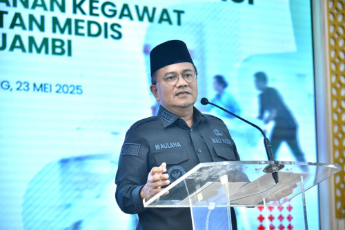cover Wujudkan Kota Jambi Responsif, Rakor Medis Fokus Sukseskan Call Center Bahagia