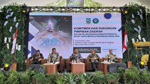 cover Mewakili Pj Wali Kota Jambi, Jaelani Bagikan Kiat Kota Sehat Pada Forum HCS