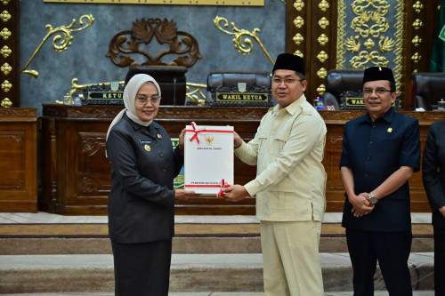 cover Pj Wali Kota Jambi Sampaikan Ranperda Perubahan Anggaran Pendapatan dan Belanja Daerah Kota Jambi Tahun Anggaran 2024